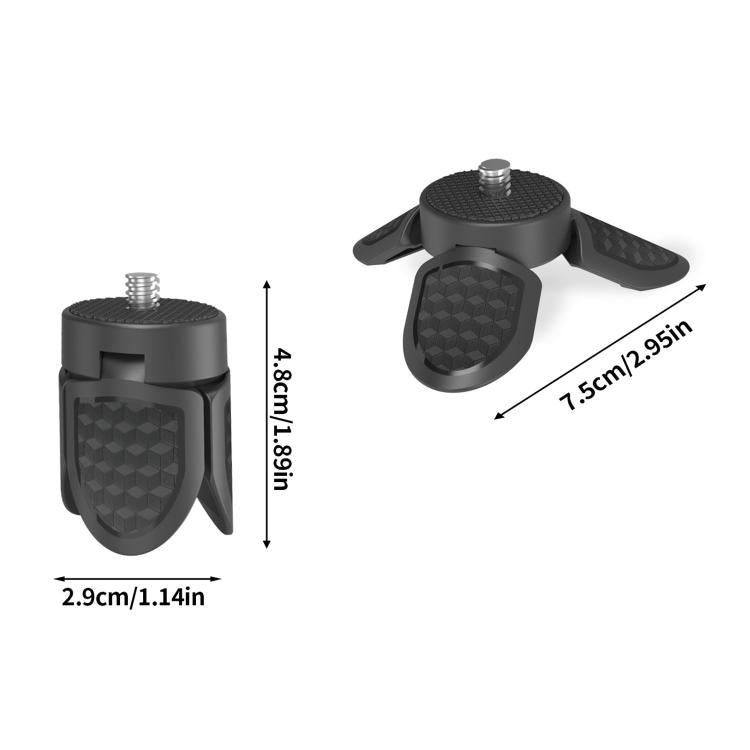 Mini treppiede portatile da tavolo con vite da 1/4 di pollice, Common Version, Magnetic Version