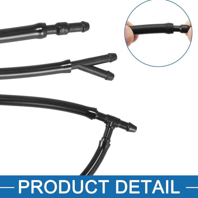 2 ugelli spruzzatori d'acqua per tergicristalli auto per Ford Focus 2008-2010