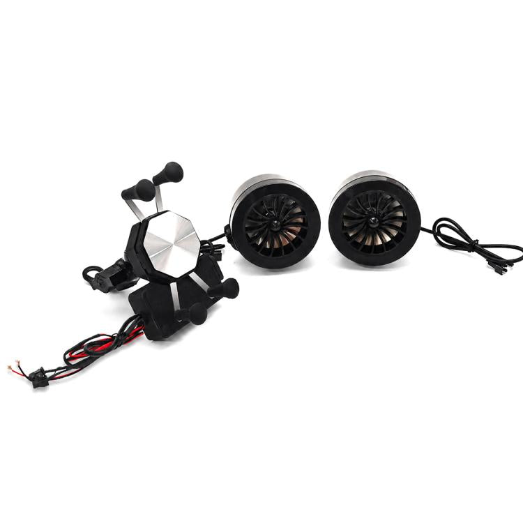 Supporto per telefono/navigatore con altoparlante Bluetooth YL-B66 da 12V per moto., Short Claw Rearview Mirror Model, Short Claw Handlebar Model, Long Claw Rearview Mirror Model, Long Claw Handlebar Model, Six Claw Rearview Mirror Model               ...