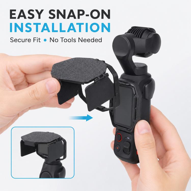 Parasole pieghevole per schermo Insta360 Luna Pro., Standard Version, Upgraded Version
