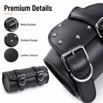 Borsa da manubrio vintage in pelle per moto e bici elettriche