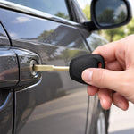 Guscio chiave di riserva per auto Jaguar con chiave grezza e fessura per la cintura