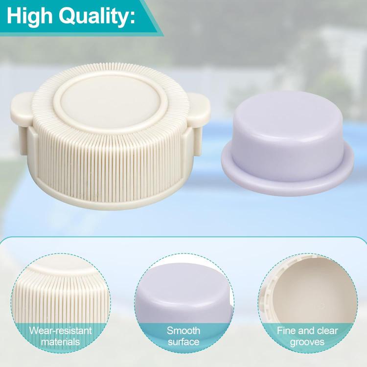 Coperchio valvola di scarico 10043 e tappo valvola 10044 per Intex 4569