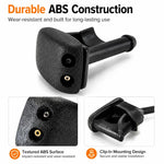 Set di 2 ugelli lavavetro anteriori per auto, per BMW Serie 3 E36 dal 1990 al 2003.