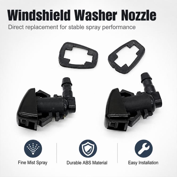 Set di 2 ugelli spruzzatori per lavavetri anteriori auto per Jeep/Chrysler