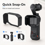 Parasole multidirezionale antiriflesso per schermo, For Insta360 Luna Pro