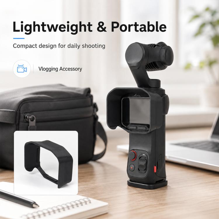 Parasole multidirezionale antiriflesso per schermo, For Insta360 Luna Pro
