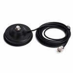 Base di montaggio magnetica per antenna da veicolo da 12 cm con cavo coassiale da 5 m per antenne radio mobili