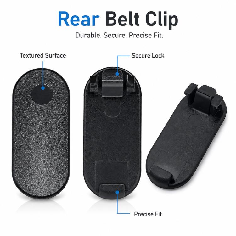 Clip posteriore per walkie talkie con morsetto da cintura per Motorola Talkabout T800, For Motorola Talkabout