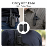 Clip posteriore per walkie talkie con morsetto da cintura per Motorola Talkabout T800, For Motorola Talkabout