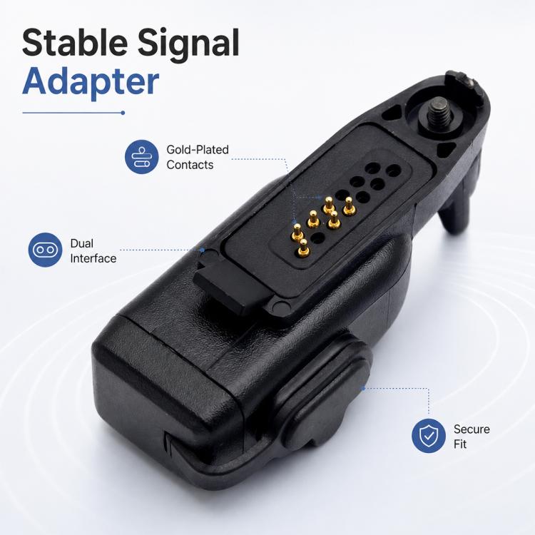 Adattatore audio per walkie-talkie, For Motorola GP328 Plus / GP338 Plus