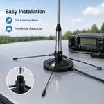 RE-02 Antenna radio mobile con piano di massa e kit di radiali di massa artificiali