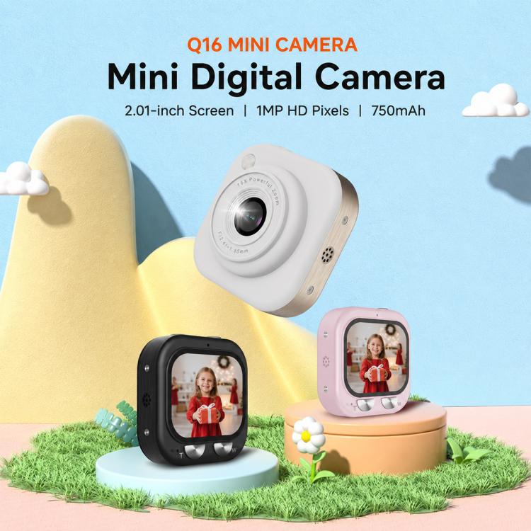 Mini videocamera HD portatile Q16 per bambini, da montare sul collo., Without TF Card, With 32GB TF Card