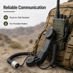 Microfono altoparlante portatile TAC-SKY H250 con pulsante PTT a 6 pin per ricetrasmittenti PRC-152 / PRC-148, For PRC-152 / PRC-148