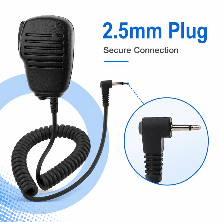 Ricevitore radio bidirezionale da 2,5 mm, microfono con altoparlante portatile per Motorola T5428 / HYT TC310 TC320, For Motorola T5428 / HYT TC310 TC320