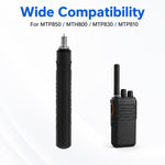 Antenna a basso guadagno per walkie-talkie Motorola MTP850 / MTH800, banda 380-430 MHz, lunghezza: 9 cm.