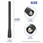 Antenna per ricetrasmittente VHF Kenwood KRA-26 da 136-147 MHz, lunghezza: 16,8 cm.