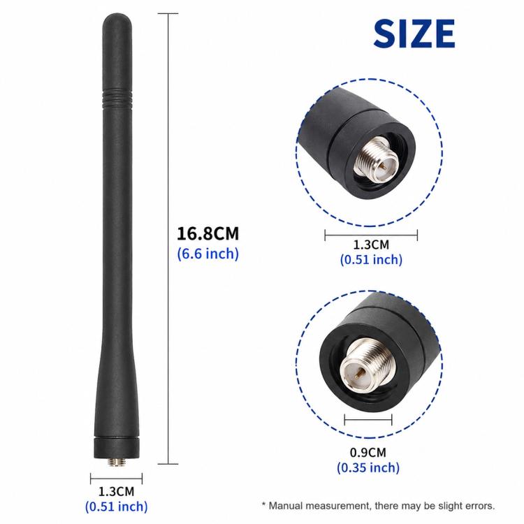 Antenna per ricetrasmittente VHF Kenwood KRA-26 da 136-147 MHz, lunghezza: 16,8 cm.