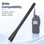 Antenna per ricetrasmittente VHF Kenwood KRA-26 da 136-147 MHz, lunghezza: 16,8 cm.