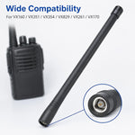 Antenna per ricetrasmittente VHF 136-174 MHz per Vertex VX-160 / VX-170, lunghezza: 19 cm.