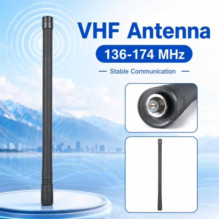 Antenna per ricetrasmittente VHF 136-174 MHz per Vertex VX-160 / VX-170, lunghezza: 19 cm.