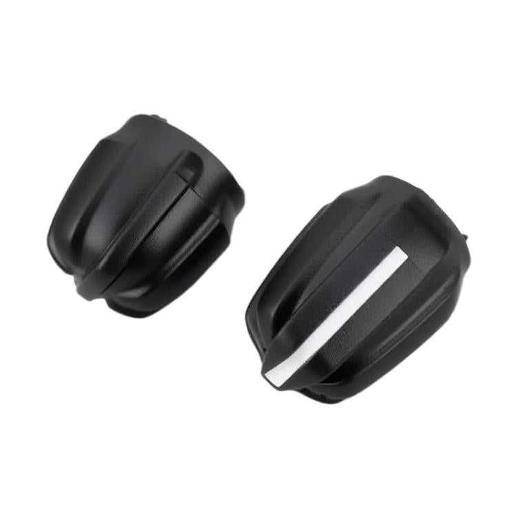 Confezione da 2 pezzi di coprimanopole per la selezione del canale e la regolazione del volume per radio ricetrasmittenti Kenwood NX-340 / NX-240