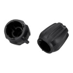 Confezione da 2 pezzi di coprimanopole per la selezione del canale e la regolazione del volume per radio ricetrasmittenti Kenwood NX-340 / NX-240