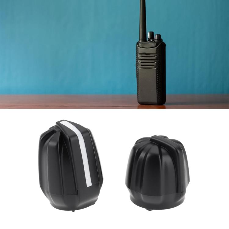 Confezione da 2 pezzi di coprimanopole per la selezione del canale e la regolazione del volume per radio ricetrasmittenti Kenwood NX-340 / NX-240