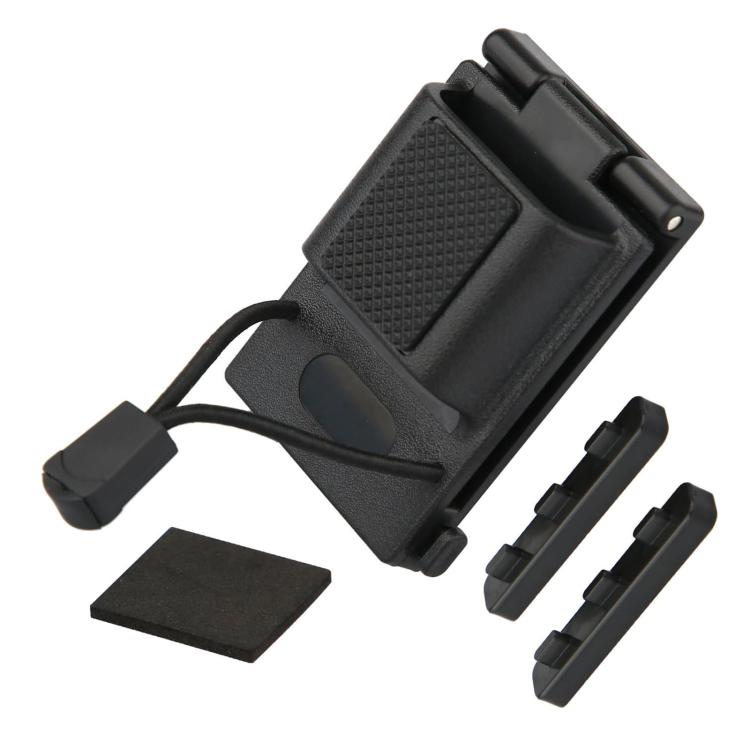 Supporto universale per walkie-talkie portatile con clip da cintura per equipaggiamento da lavoro e personale di magazzino.