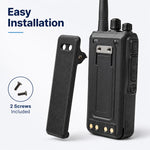 Clip posteriore per walkie talkie con morsetto da cintura per TYT MD-390 / MD-2017 / MD-680 / MD-398, For TYT MD-390 / MD-2017 / MD-680 / MD-398
