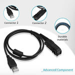 Cavo di programmazione USB per walkie talkie Motorola XiR P6600 / XiR P6620, For Motorola XiR P6600 / XiR P6620