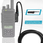 Cavo di programmazione USB per walkie talkie Motorola XiR P6600 / XiR P6620, For Motorola XiR P6600 / XiR P6620