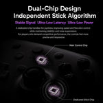 Controller da gioco Bluetooth 8BitDo Orion con illuminazione RGB