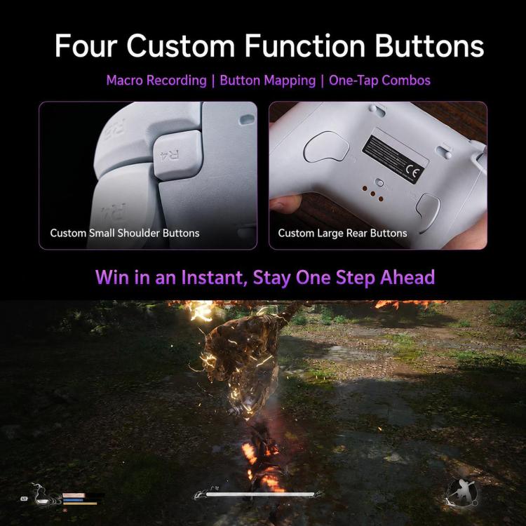 Controller da gioco Bluetooth 8BitDo Orion con illuminazione RGB