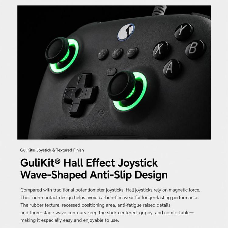 Controller di gioco cablato 8BitDo Orion Youth con illuminazione RGB