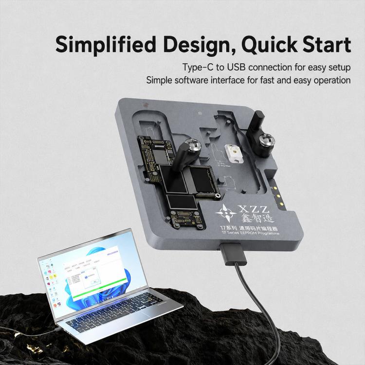 Dispositivo di test e scrittura senza smontaggio per chip IC della banda base XZZ i7 per iPhone serie 16e/17., XZZ i7