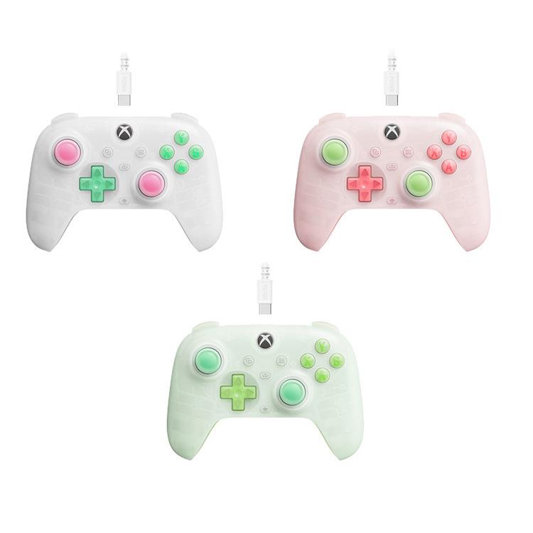 Controller di gioco cablato 8BitDo Orion Mini con illuminazione RGB