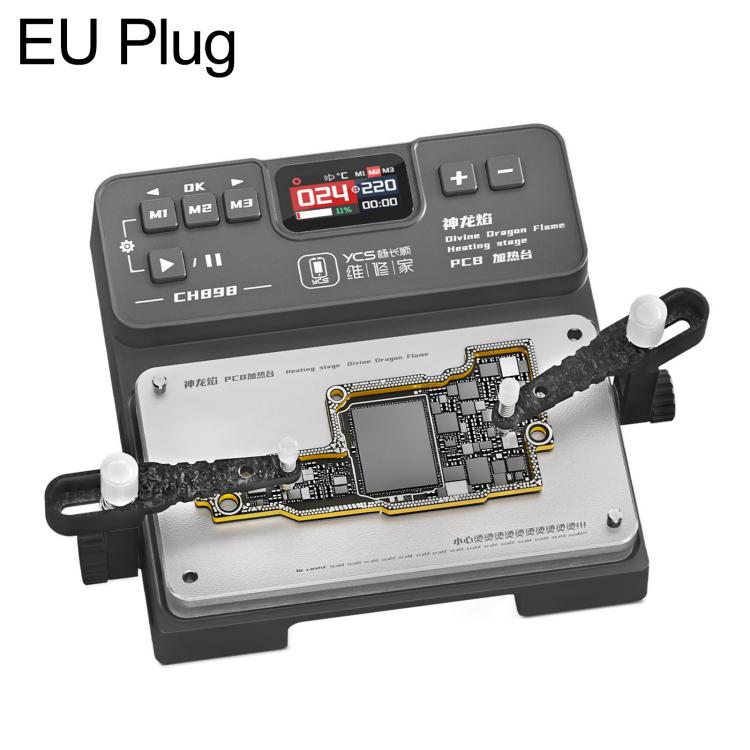 Stadio di riscaldamento per la separazione degli strati della scheda madre YCS Divine Dragon Flame CH898, EU Plug, US Plug