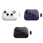 Gamepad wireless Bluetooth 2.4G 8BitDo Orion di seconda generazione con base di ricarica.