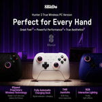 Gamepad wireless Bluetooth 2.4G 8BitDo Orion di seconda generazione con base di ricarica.