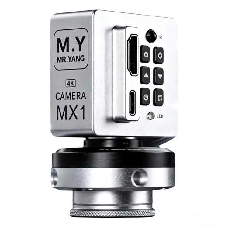 Telecamera per microscopio industriale Mr. Yang MX1 con doppia uscita HDMI/Type-C, sensore CMOS Sony da 8 MP e risoluzione 4K., Mr.Yang MX1