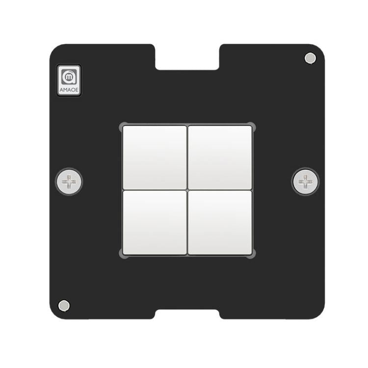 Strumento di stagnatura dello strato intermedio AMAOE S938 per Galaxy S25 Ultra, Full Set, Positioning Plate, Only Stencil, Only Base