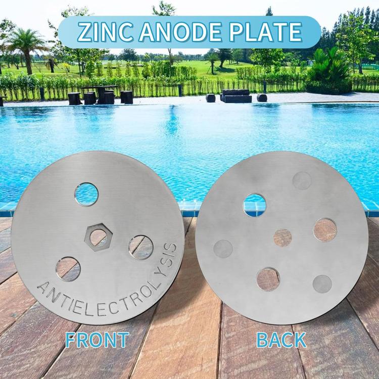 Blocco di peso dell'anodo di zinco all'interno del bullone