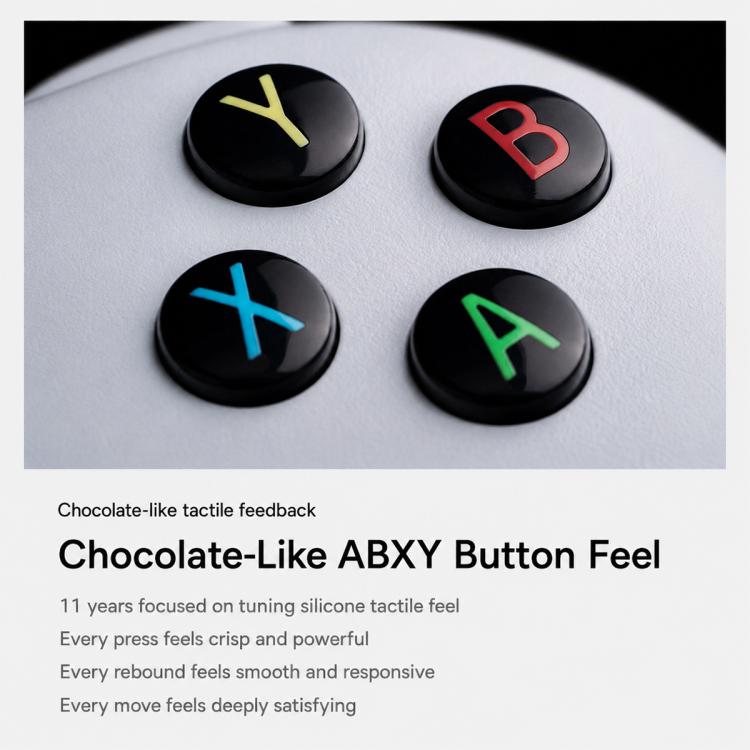 Controller per giochi mobile 8BitDo Orion Stretch, joystick con effetto Hall, gamepad wireless Bluetooth per smartphone iOS e Android.