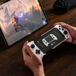 Controller per giochi mobile 8BitDo Orion Stretch, joystick con effetto Hall, gamepad wireless Bluetooth per smartphone iOS e Android.