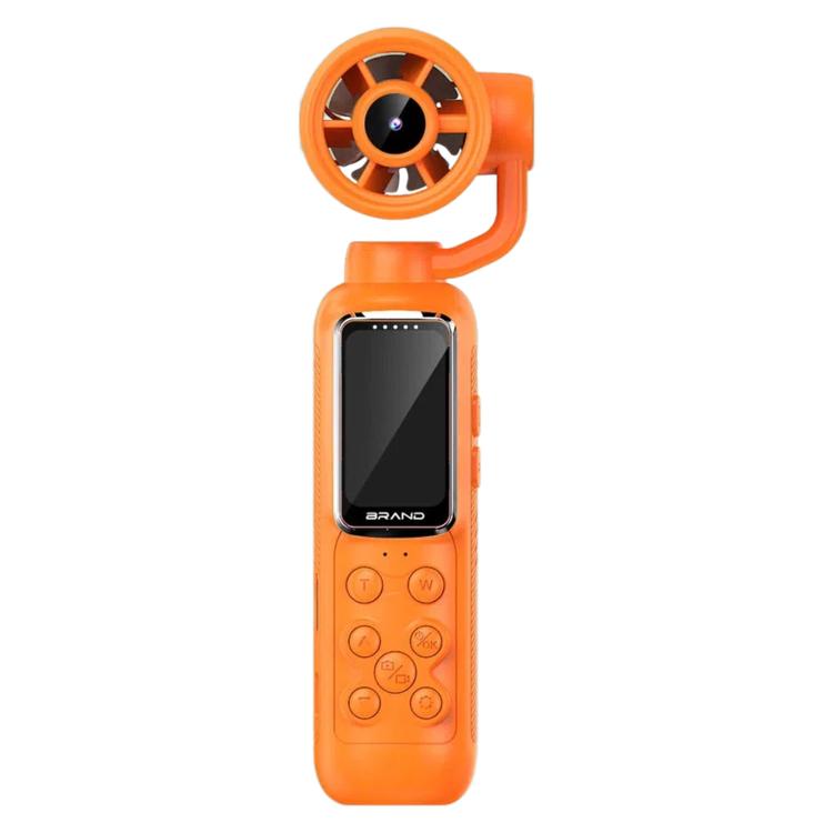 Videocamera portatile per vlog con schermo IPS da 1,47 pollici, risoluzione HD 2.5K e ventola, con risoluzione 2.5K.