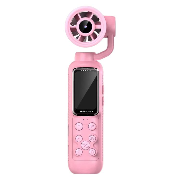 Videocamera portatile per vlog con schermo IPS da 1,47 pollici, risoluzione HD 2.5K e ventola, con risoluzione 2.5K.