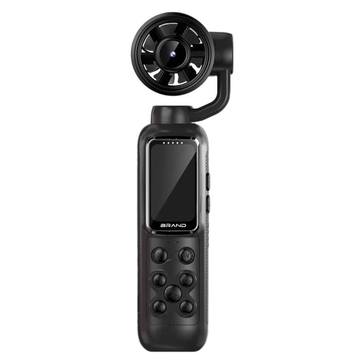 Videocamera portatile per vlog con schermo IPS da 1,47 pollici, risoluzione HD 2.5K e ventola, con risoluzione 2.5K.