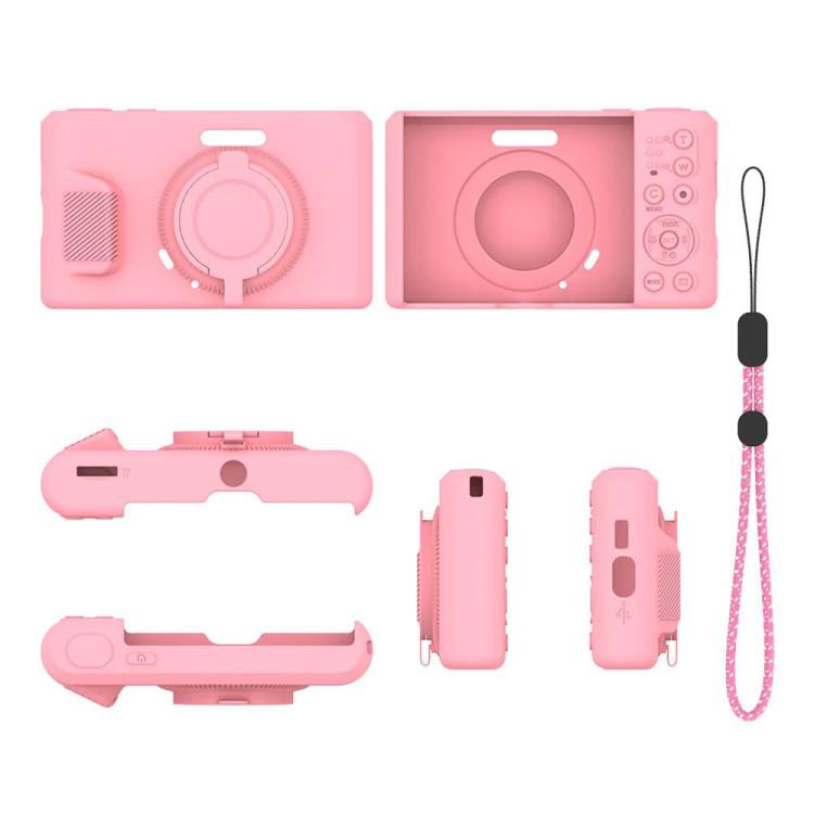 Custodia protettiva in morbido silicone per fotocamera con cinturino da polso, For Kodak Pixpro C1