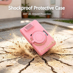 Custodia protettiva in morbido silicone per fotocamera con cinturino da polso, For Kodak Pixpro C1